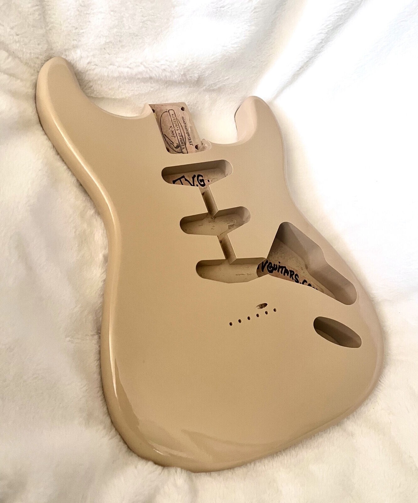 JVG  ST BODY 60s MAHOGANY DESERT SAND Lacquer  HARDTAIL Order Yours JVGuitars