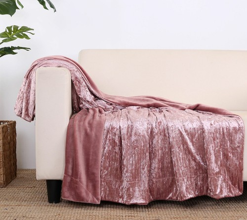 Berkshire Blanket 50"x70" Crushed Velvet Throw - 第 6/10 張圖片