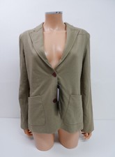 Maharishi Mhi Y2k Womens Casual Blazer Size 12 Beige Jacket Bnwots