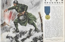 cartolina le medaglie d'oro di questa guerra  - Aldo Spagnolo - n. 69