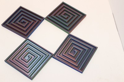 Custom 3d Print holographic Coasters