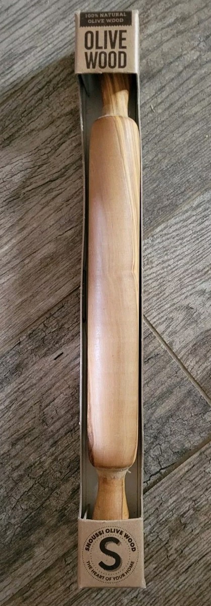 Snoussi Rolling Pin 100% Olive Wood Natural High Quality Pastry