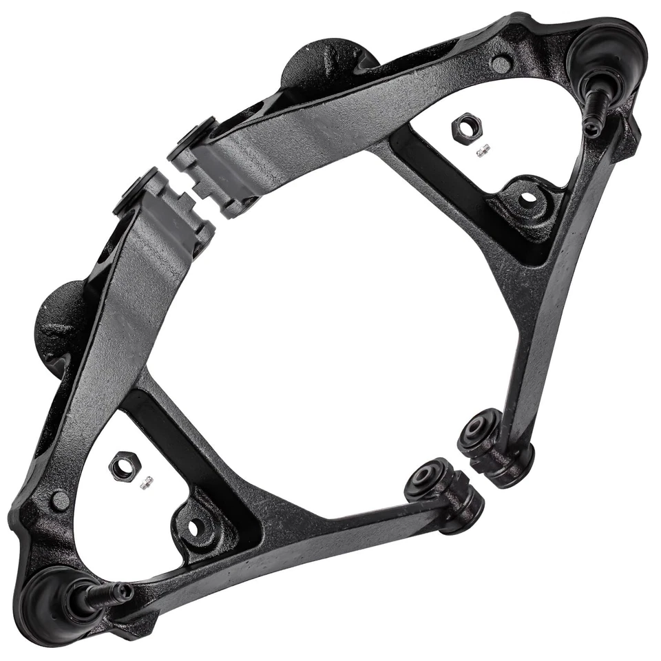 Brazos de control inferiores superiores delanteros de 4 piezas con rótulas para Chevy Silverado Sierra 1500 Foto 3 de 4