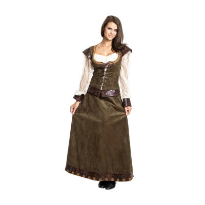 KOSTÜMPLANET Robin Hood Damen Kostüm Mittelalter Kleid mittelalterliche Kleidung Burgfräulein
