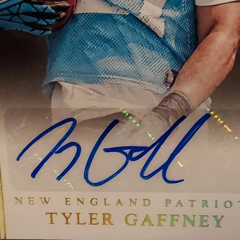 2014 Panini Limited Limited INK Gold #15/25 Tyler Gaffney #LI-TG Rookie Auto RC - Image 2 of 4