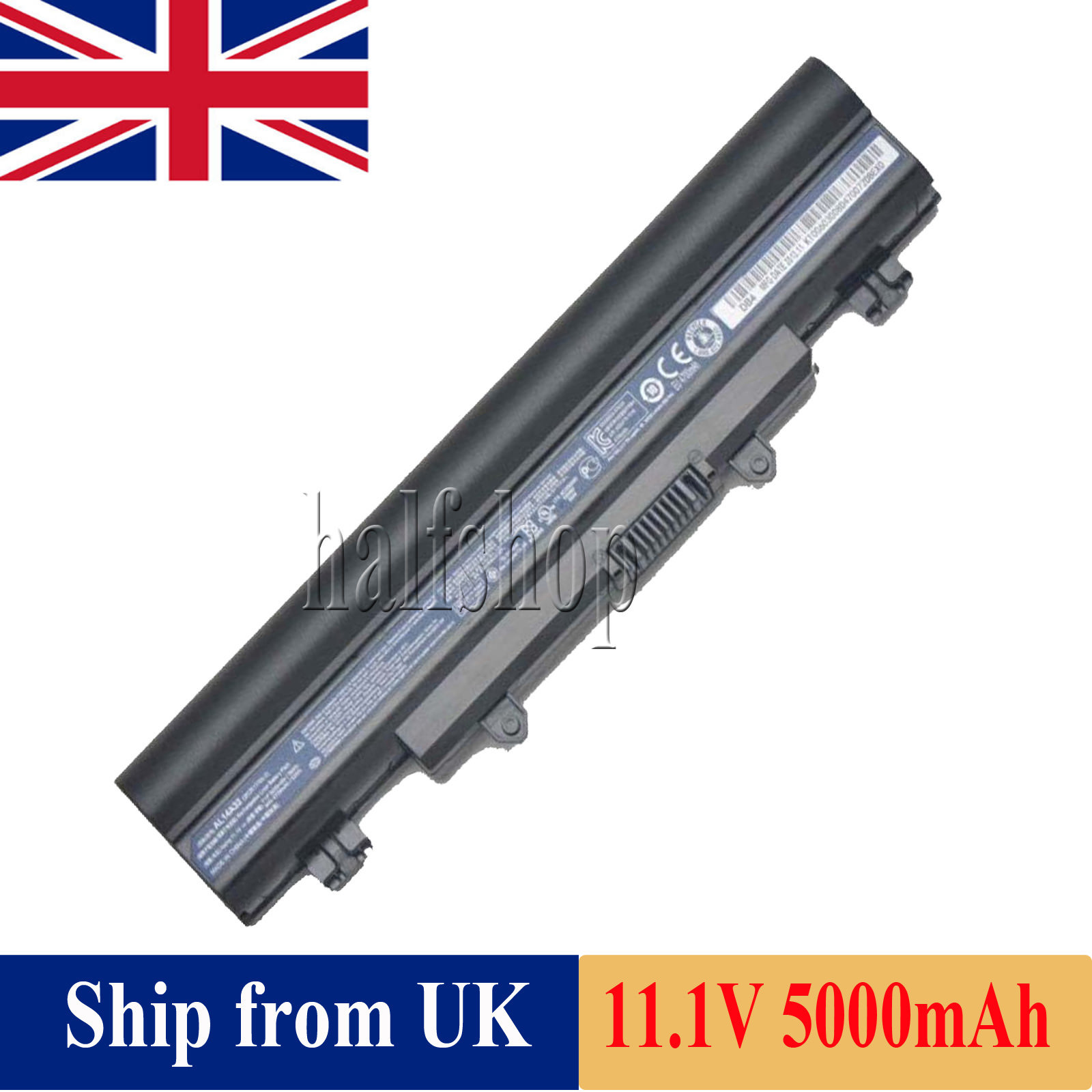 Battery AL14A32 for Acer Aspire E14 E15 E5-511 E5-521 V3-472 V3-572G E5-511P