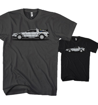 Back To The Future Car Tuning DMC 12 Movie Men's T-Shirt New S-5XL ZK18117