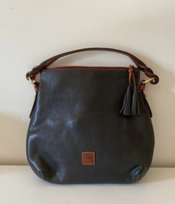 Vintage Dooney and Bourke Navy Hobo Shoulder Bag