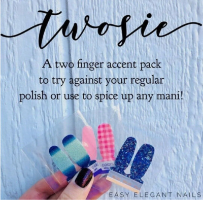 Color Street **TWOSIES** (2 strip nail/accent sets)  *Buy MORE, SAVE MORE!!!