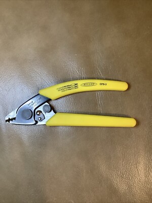 1 Pc Ripley-tools Miller 81300 CFS-3 Three Hole Fiber Optic Stripper Curved Type