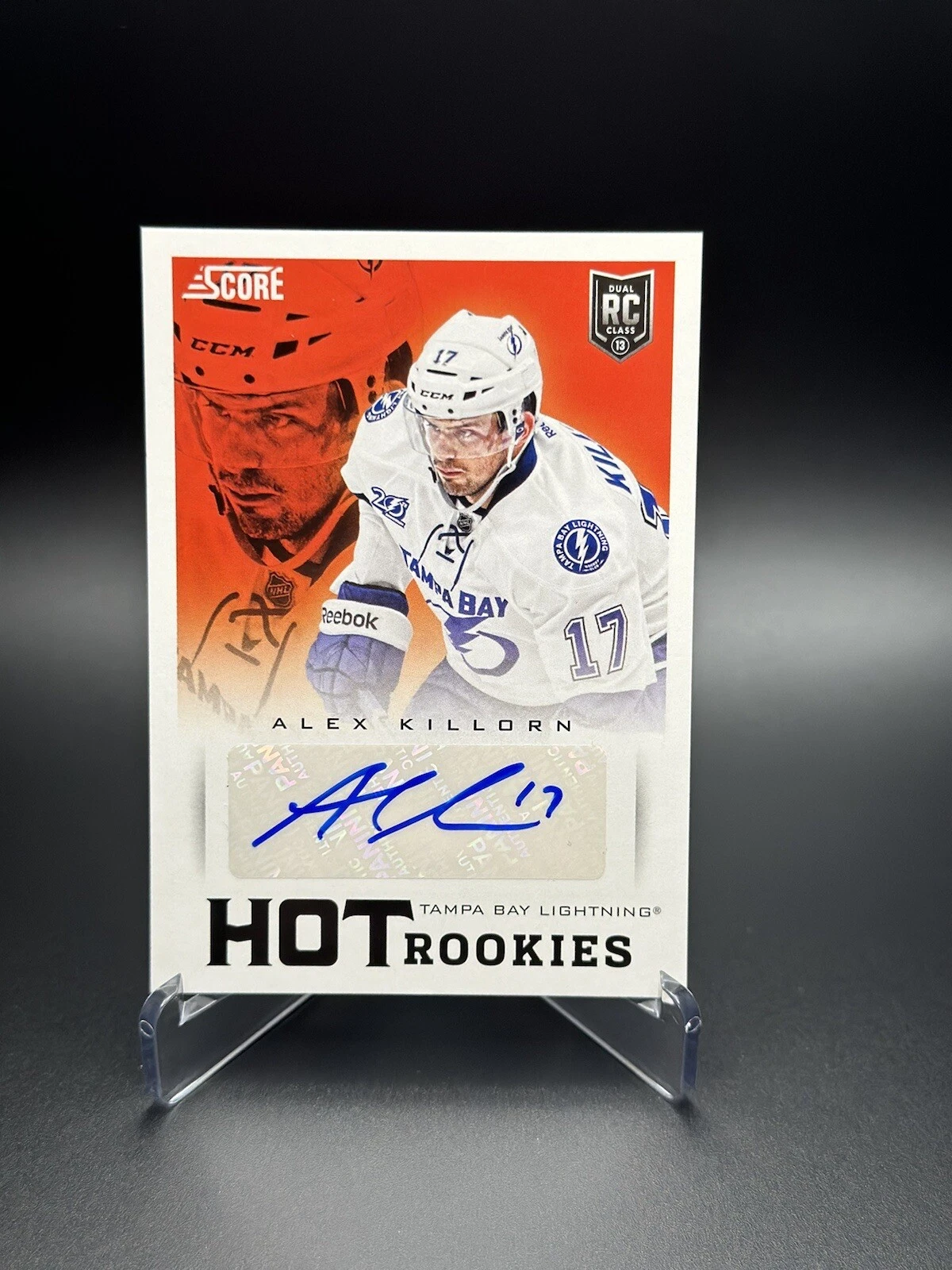 2013-14 Panini Score Hot Rookies Alex Killorn Auto Tampa Bay Lightning #591