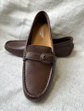 Rockport Womens Brown Leather Driving Mocs Sz 7 NNT