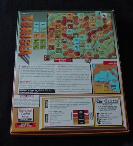 The Gamers 1995 : TUNISIA - Tunisian Theater of Operations 1942-43 (UNPUNCHED) - Picture 2 of 5