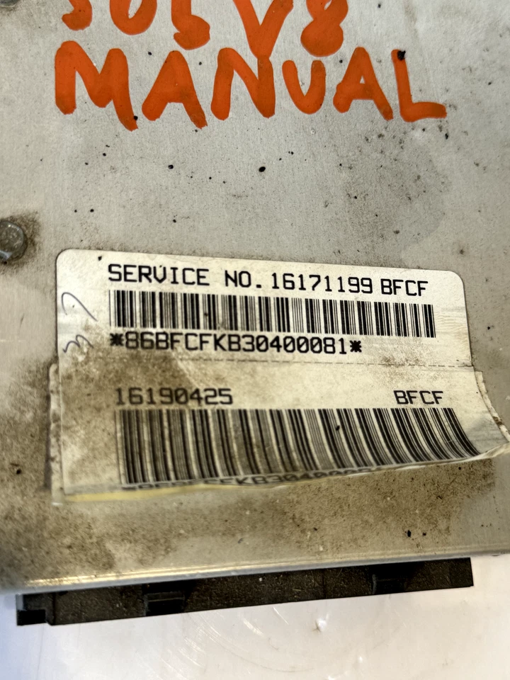 1991 GMC C1500 305 ENGINE NV3500 TRANSMISSION RWD ECM ECU OEM - Image 3 of 4