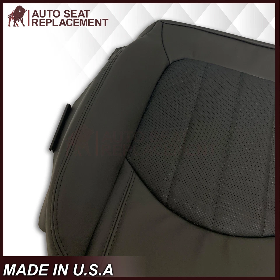 Cubierta de asiento inferior para conductor o pasajero Chevy Traverse 2009-2012 negro gris tostado Foto 2 de 4