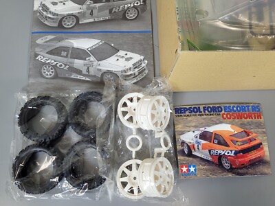 New Open Box TAMIYA 1/10 R/C Repsol Ford Escort RS Cosworth TA-02