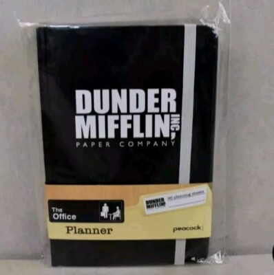 THE OFFICE The Television Series Dunder Mifflin Undated Planner Book Hardcover 