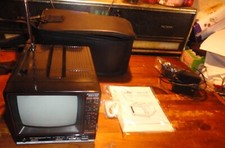 Vintage 5 Inch 1991 Electro Brand Model 309 Portable TV/Radio Receiver Retro