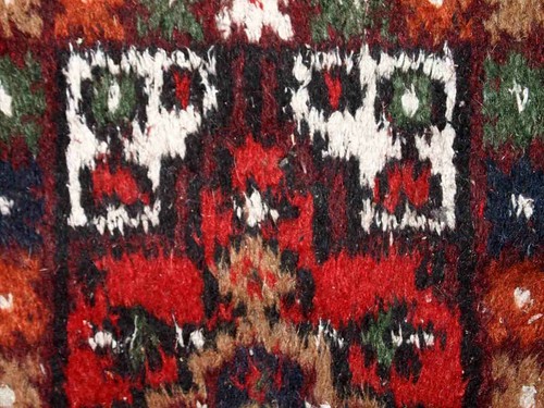 Alfombra vintage Oriental hecho a mano 40cm x 61cm 1970s - 1C760 - Picture 4 of 6
