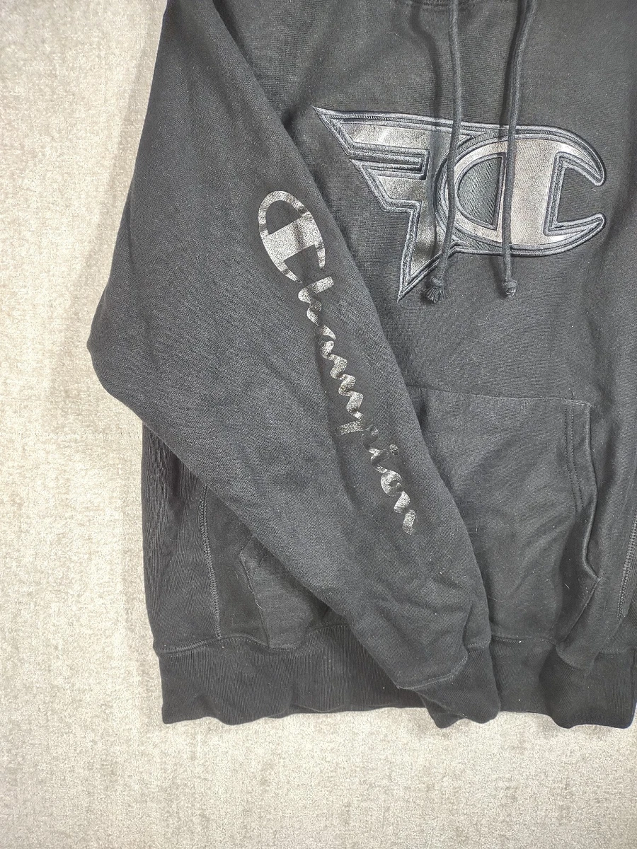 Faze Clan X Champion Reverse Weave Hoodie Size M Black | Ebay