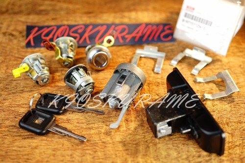 Ignition Lock Cylinder ISUZU TROOPER 81-91 Set Key Complete Genuine 8-97151124-2 - Picture 2 of 6