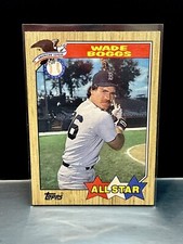 1987 Topps All-Star Wade Boggs #608 - Boston Red Sox