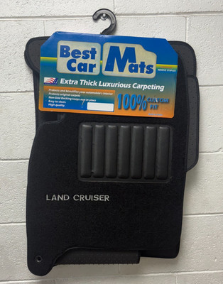 1991-1997 Toyota Land Cruiser Custom Black Carpet Floor Mats