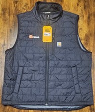 Carhartt Rain Defender Relaxed Fit Insulated Vest Black Men's Size XL NWT