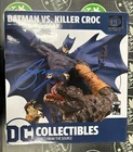 Batman VS Killer Croc DC Collectibles Mini Statue Signed Gerry Conway w/COA