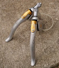 Dia Compe Brake Levers Vintage 1980s Gold Dot Adjusting Barrels Schwinn Approved