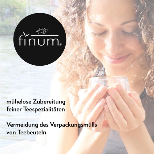finum® 100 TEA FILTERS + Stick Tea Bags For Loose Made Of Medium, White  - Picture 6 of 6