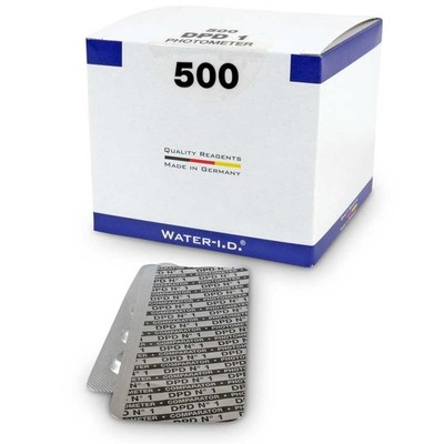 500 Stk. DPD 1 Tabletten für Photometer (1 Karton) Pool Schwimmbad Testen Swim