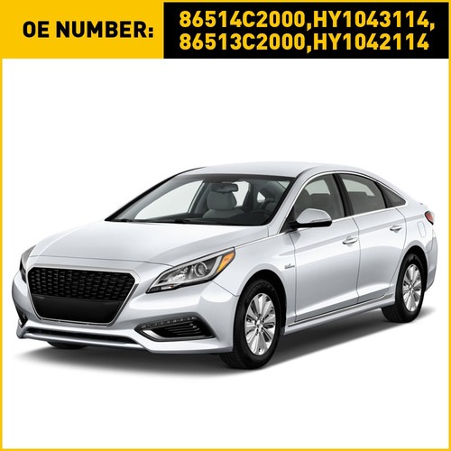For 2015 2016 2017 Hyundai Sonata Front Bumper Cover Support Brackets Left Right - Bild 7 von 16