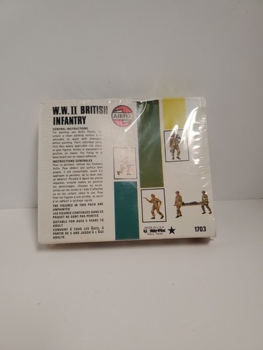 Airfix HO/OO WWII British Infantry Soldiers 1703 Sealed - Picture 2 of 5