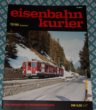 Eisenbahn Kurier 12/1980 Alter Heidelberger H...