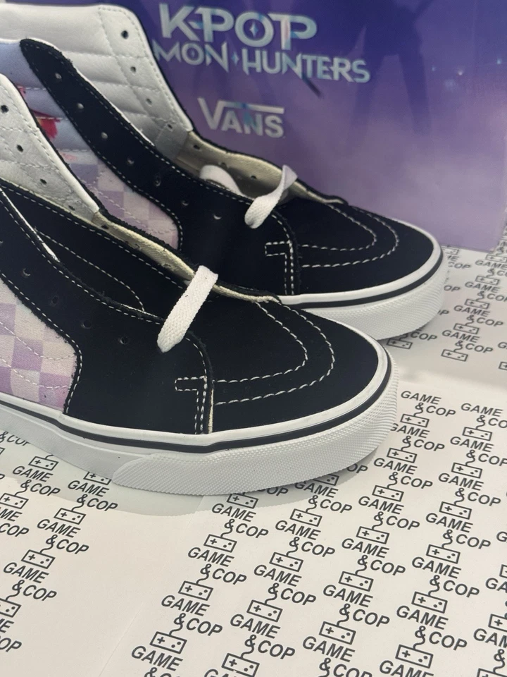 Kpop Demon Hunters x VANS Sk8-Hi Golden Rumi Zoey Mira, GS Talla 5.0 Mujer 6.5US Foto 3 de 4