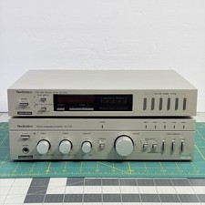 Technics SU-C04 Stereo Integrated Amplifier & ST-C04 FM/AM Tuner Tested Japan
