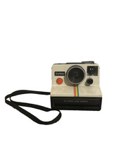 Vintage Original Polaroid SX-70 OneStep Rainbow Stripe Land Camera