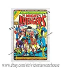 1975 AVENGERS Comic metal tin sign rusty replica wall decor