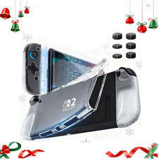 6 Silicone Thumb Caps  Dockable Cover TPU Case  Screen Protector for Switch 2