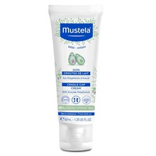 Mustela Baby Cradle Cap Cream 1.35 oz - Natural Avocado Paraben  Fragrance Free
