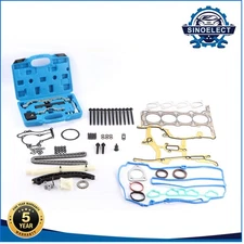 Head Gasket Bolts & Timing Chain & Locking Kit For Chevrolet Cruze 1.4L Turbo
