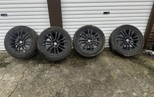 JAGUAR F PACE X761 ALLOY WHEELS 19" SET DOUBLE SPOKE HK8M-1007-NA