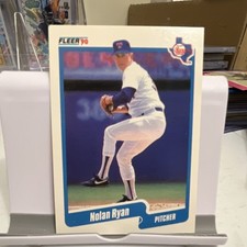 Fleer 1990 Nolan Ryan #313 Texas Rangers Baseball Base Set Trading Card