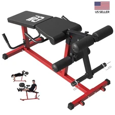 Seated Leg Extension and Lying Curl Machine for Thigh Isolation Exercises