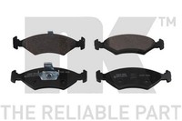 Nk Bremsbelagsatz Scheibenbremse 222508 FüR Ford Fiesta Courier Escort Puma Bng