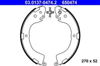 ATE Bremsbackensatz 03.0137-0474.2 FüR Mitsubishi L200 L400 Bus PA3W PA4W 4WD