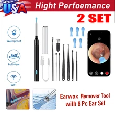 Set Ear Cleaner with Camera-Ear Wax Removal Tool, Visual Ear Cleaner with Camera