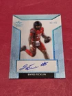 2026 Leaf Trinity Byrd Ficklin Auto 30/40 Teal Foil Autograph