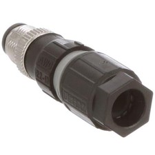 1pk PHOENIX CONTACT - IC 1641785 Circular M12 Plug, A Coded, 4 Position, ID